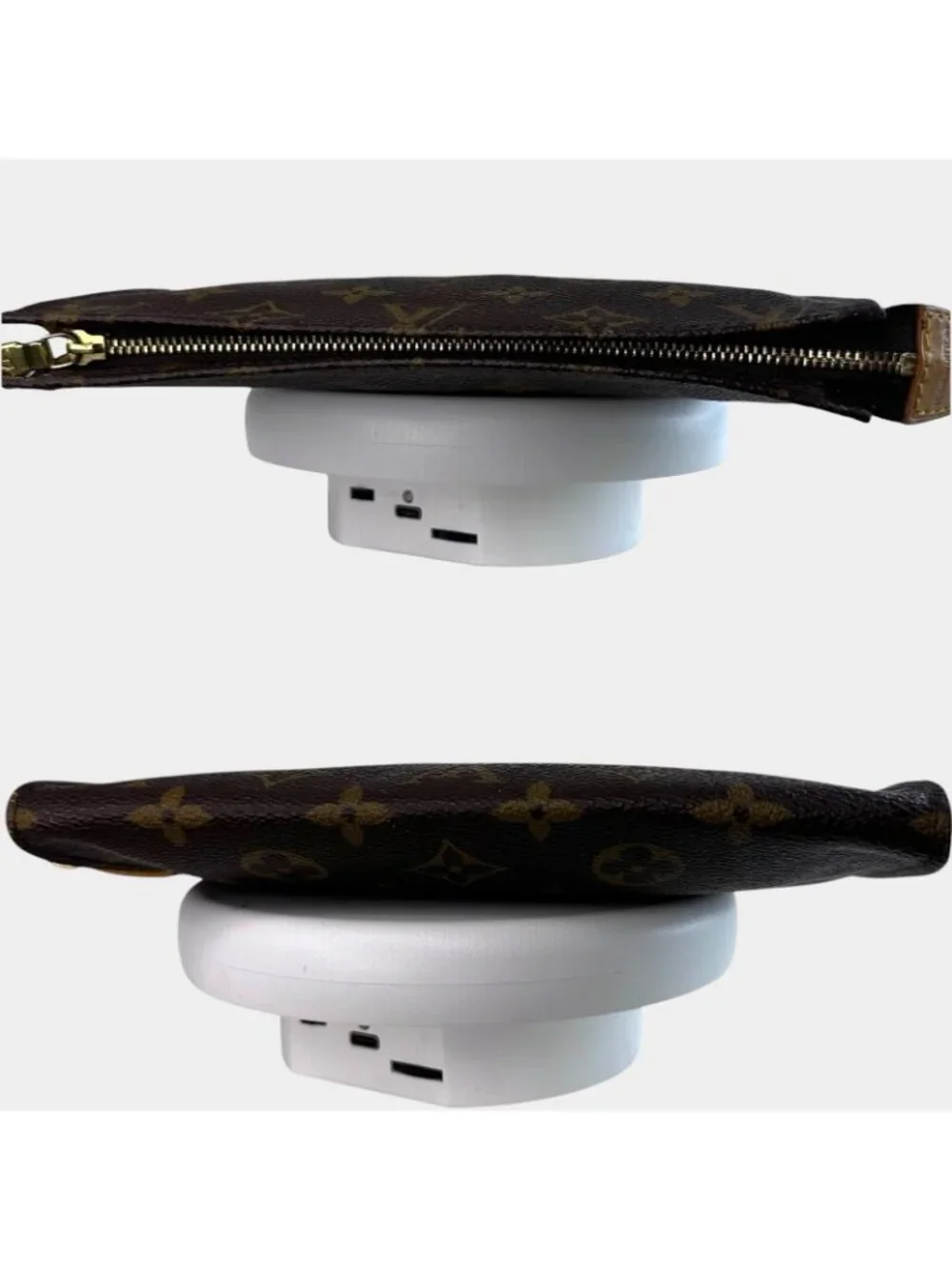 LOUIS VUITTON Monogram Bucket PM Accessory Pouch LV Authentic AR 1917 - Picture 7 of 13